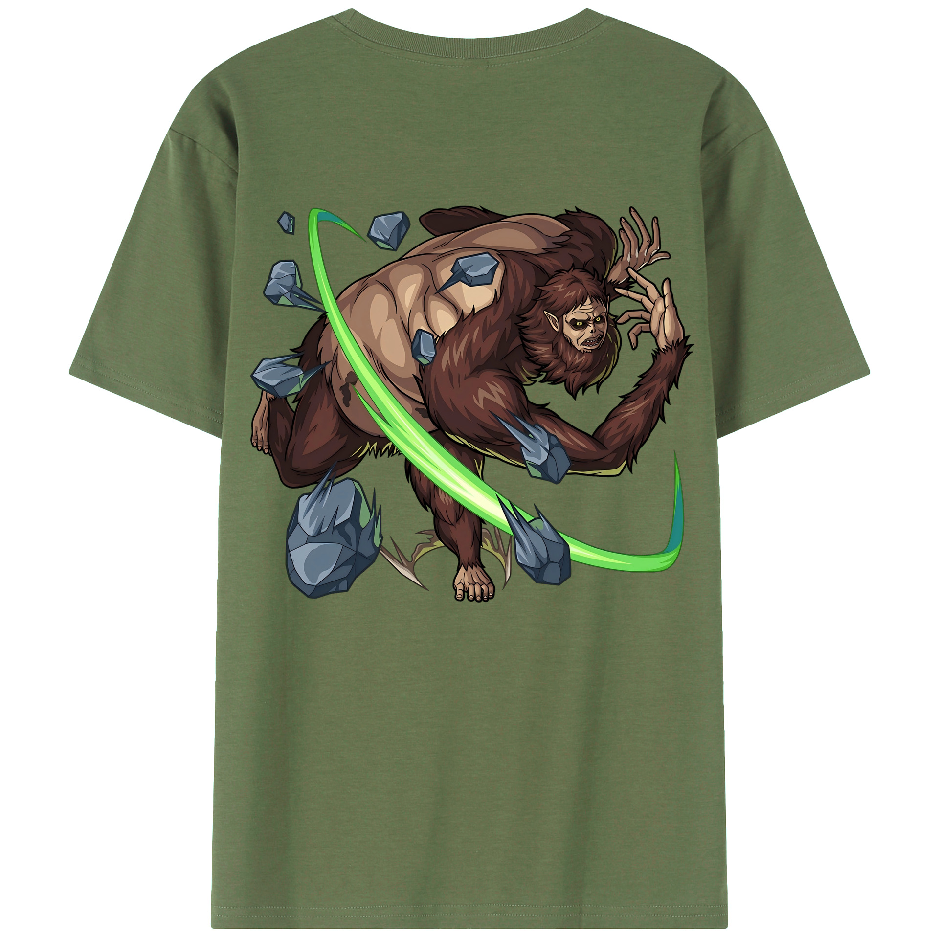 （画像用） 進撃の巨人 Attack on Titan 綿100％ メンズ半袖Tシャツ（バックプリント） 通気性